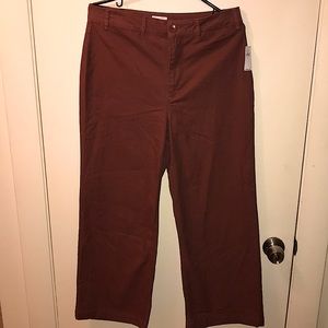 Old navy wide leg dusty rose pants